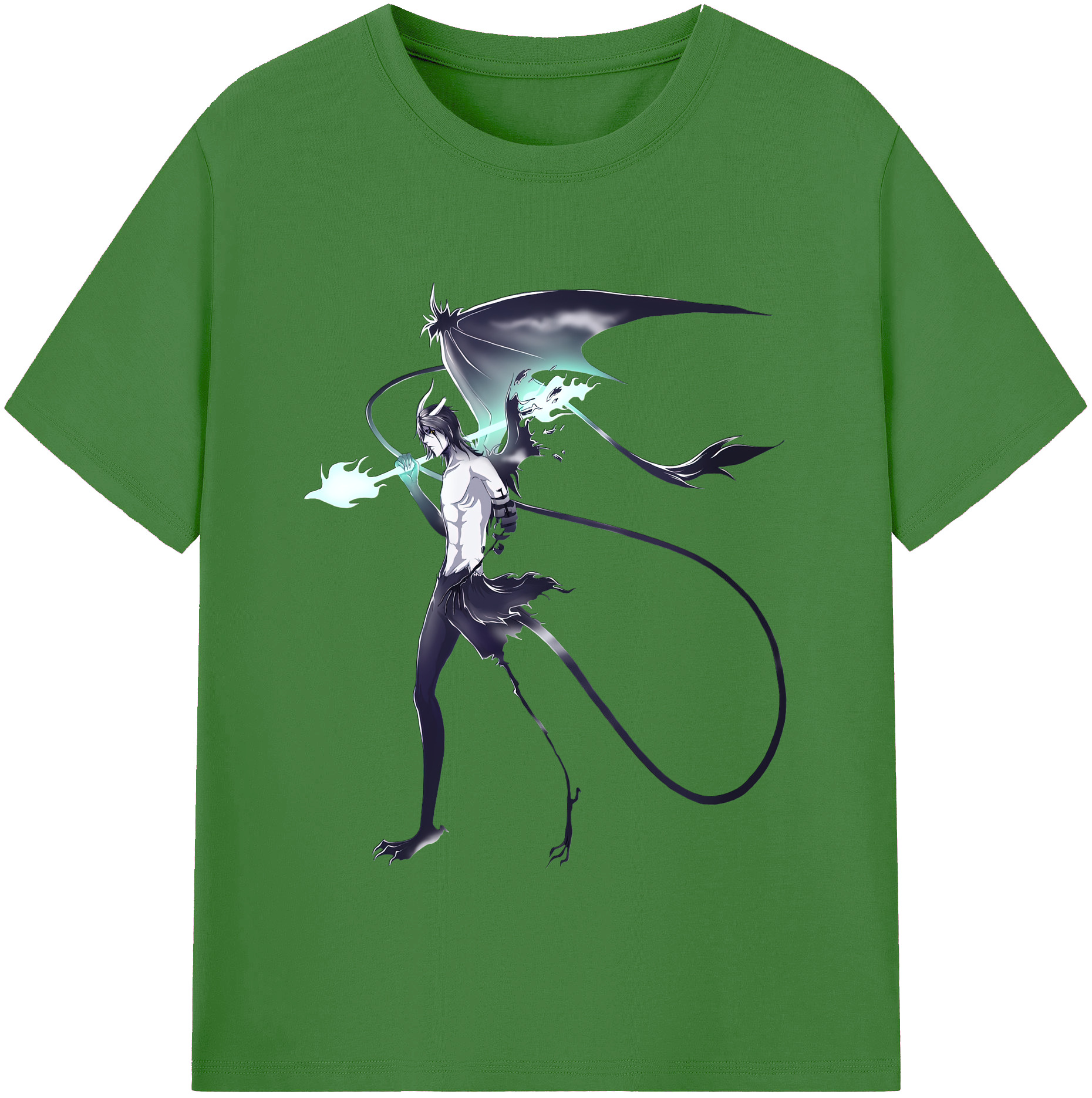 （画像用） ブリーチ ウルキオラ·シファー BLEACH Ulquiorra cifer レディースカジュアルプリントTシャツ（綿100％）